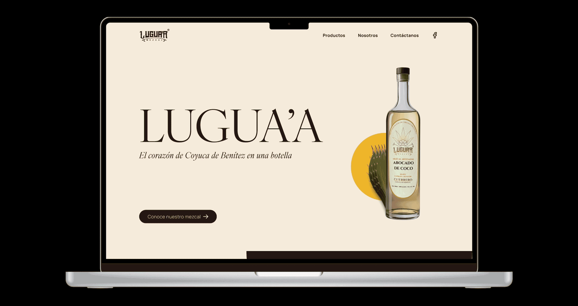 Luguaa website hero showing homepage on desktop and mobile