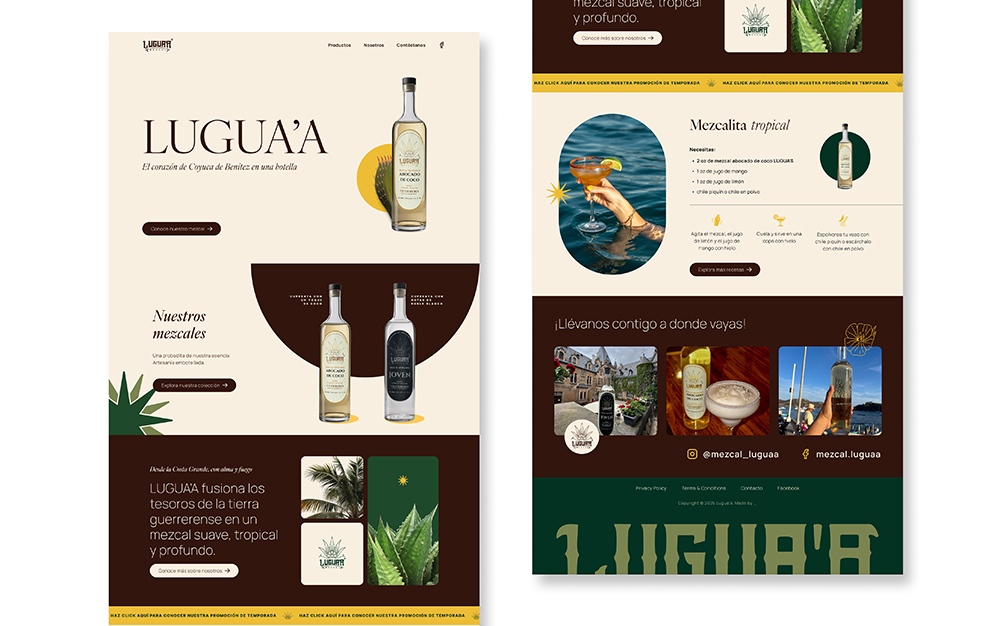 Final homepage screenshot